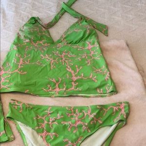 Lilly Pulitzer bath suit w/matching skirt cover up